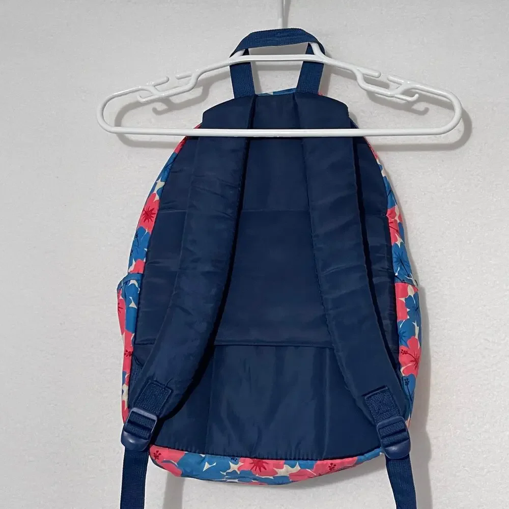 Disney Bioworld Stitch Backpack 12x16 Padded Straps Bottle Holder Zip Pockets